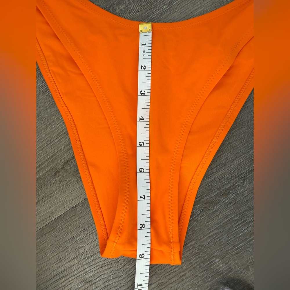 SKIMS Bold Orange Swimwear - Picture 7 of 7